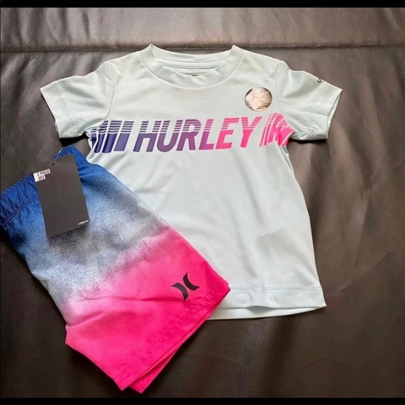 Hurley Swim New Hurley Rash Guard Swim Set Toddler Boy Sizes Poshmark